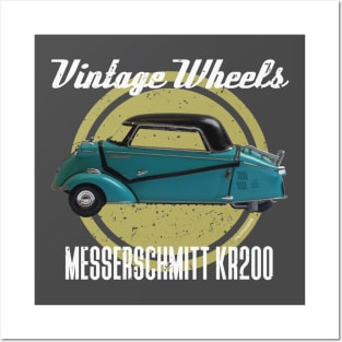 Vintage Wheels - Messerschmitt KR200 Posters and Art